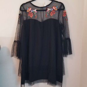 True Destiny Sheer floral dress